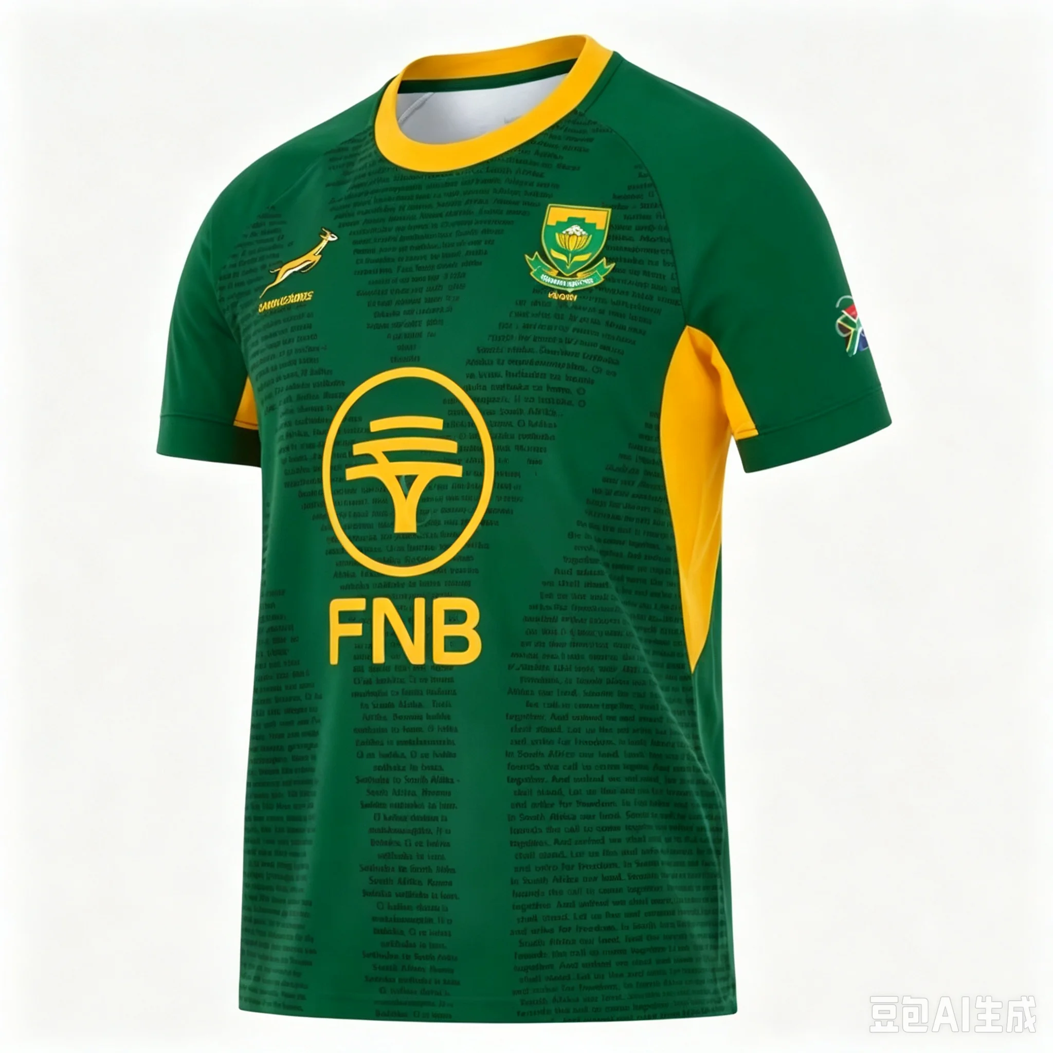 2026 Fashion Breathable Quick-dry South Africa Rugby Jersey T-shirt for Kids and Adults Summer Sports FamilyMatching