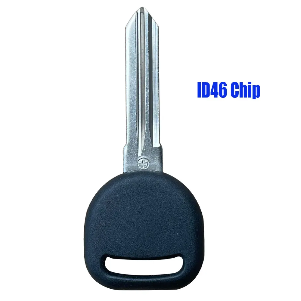 Replacement Transponder Ignition Uncut Key ID46 Chip B111 Blade Blank Circle Plus For Cadillac Hummer Pontiac Saturn For Buick