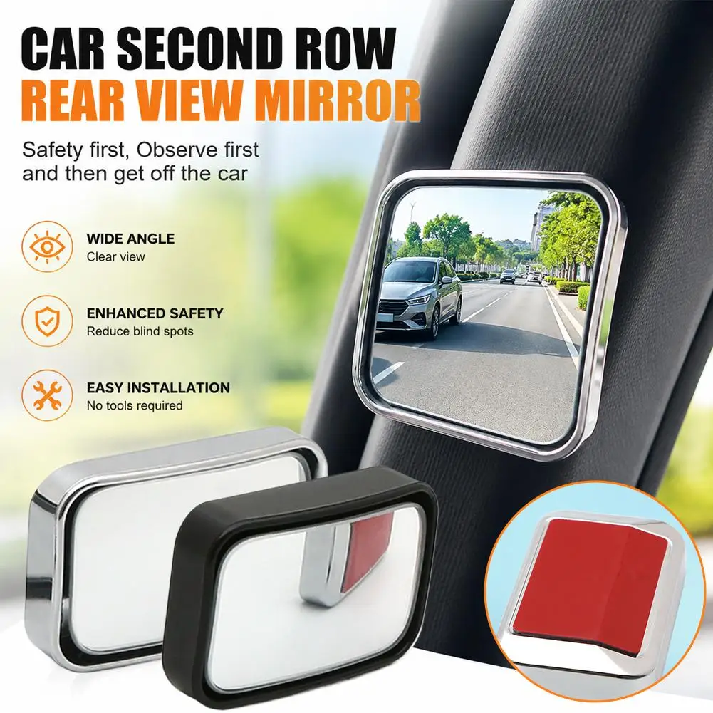 Car Rear Door Safety Mirror Wide Angle Blind Spot Viewer For Kids Backseat Passengers ﻿Interior Accessories