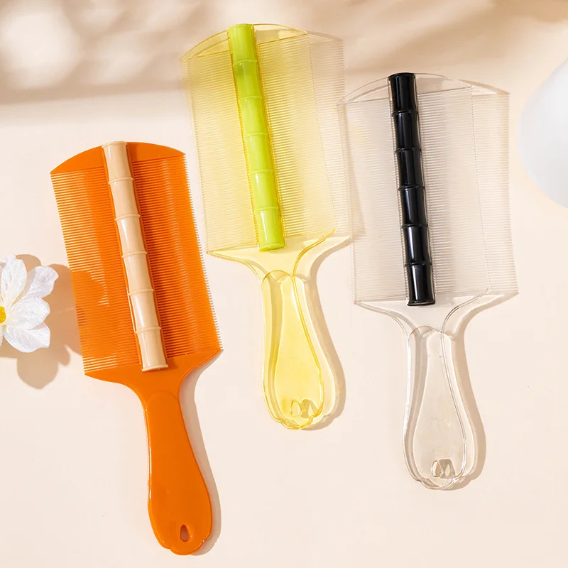 Handle new plastic grate independent packaging printing practical comb dense teeth
