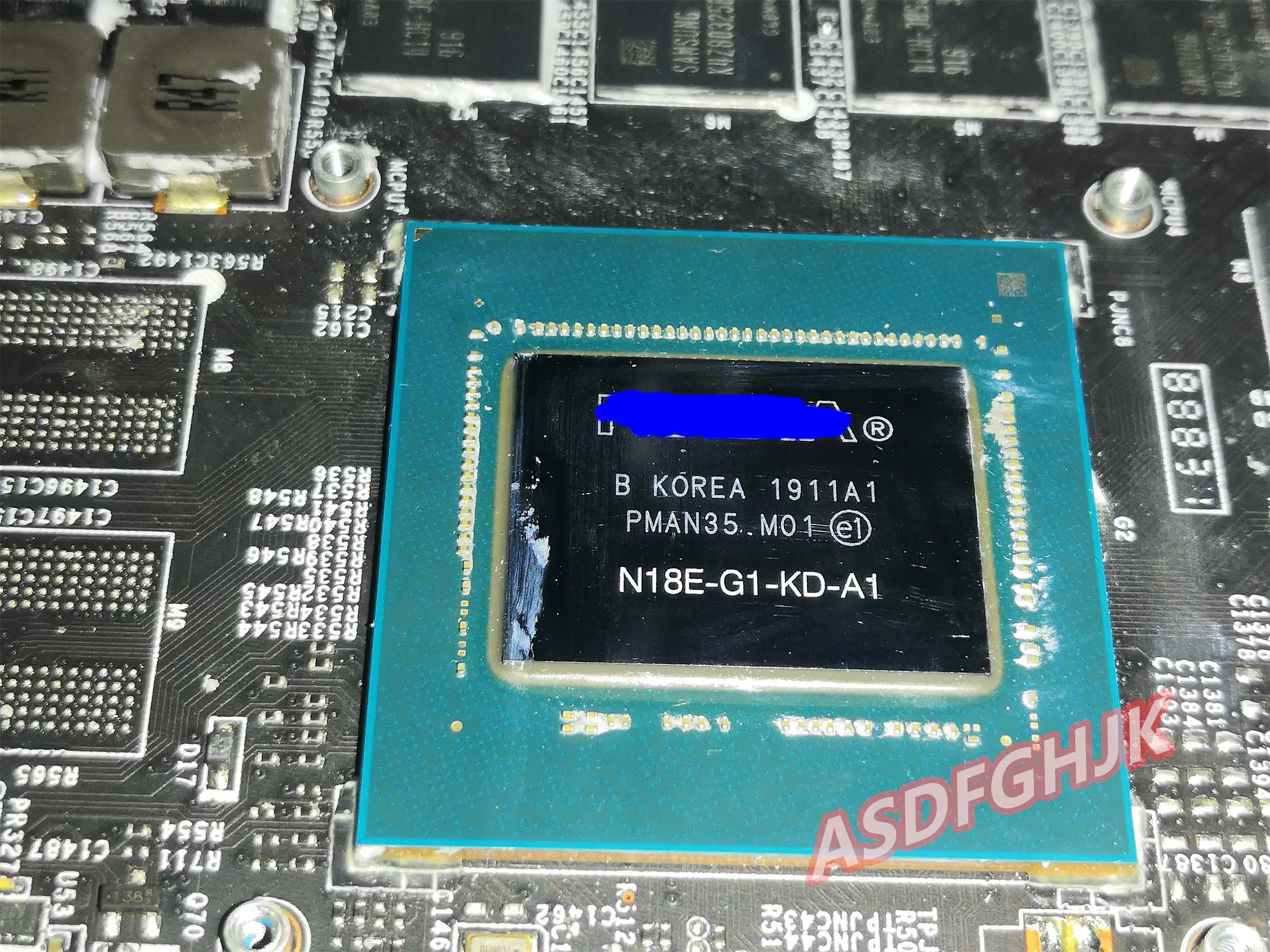 Imagem -04 - Placa-mãe do Portátil para Msi Ge75 Raider Series I7-9750h Srf6u e Geforce Rtx 2060m N18e-g1-kd-a1 Teste ok Ms16p71