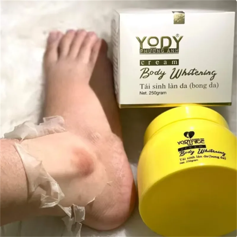 250г Kem Body Telea Talau Da Body Bong Yody White Hvlarlalarlalarla ярко-белый Kem body bong da tai Arx lan da phuong anh