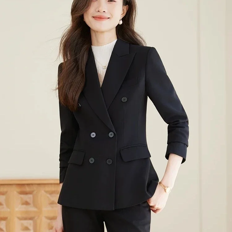 

Пиджак с длинными рукавами, осень-зима 2022, высококачественный темпераментный костюм для интервью, рабочая одежда