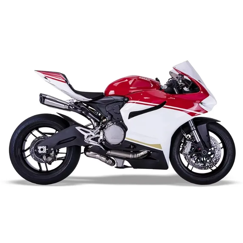 959/1299 Panigale Motorcycle Performance Titanium Exhaust Pipe Muffler System