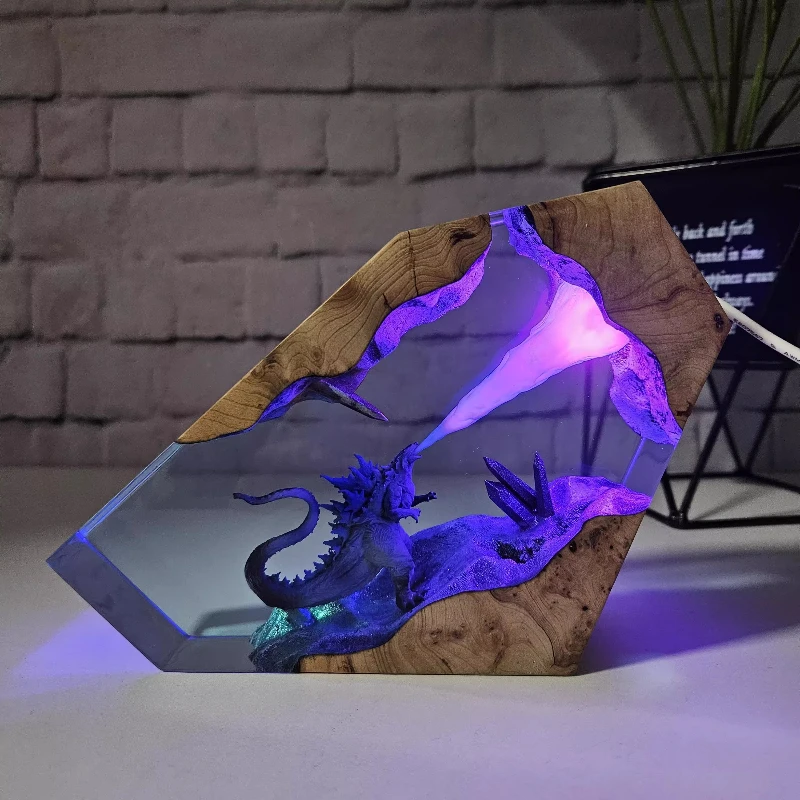 

Creative and fun tide play pull gift desktop ornament for friends ocean wind monster wind decorative night light