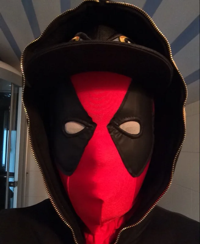 Marvel Deadpool maska przebranie na karnawał nakrycia głowy Wade Winston siatkowy kask kostium na Halloween Party karnawał rekwizyty maski prezenty