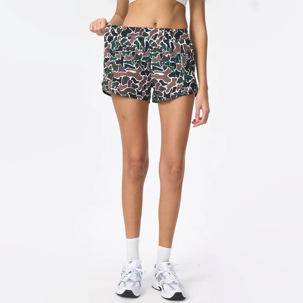 Leopard print Muay Thai Running Yoga Shorts Women Summer Hot Pants High Waist Fitness Clothing Sportswear Dancing Sneakers Short