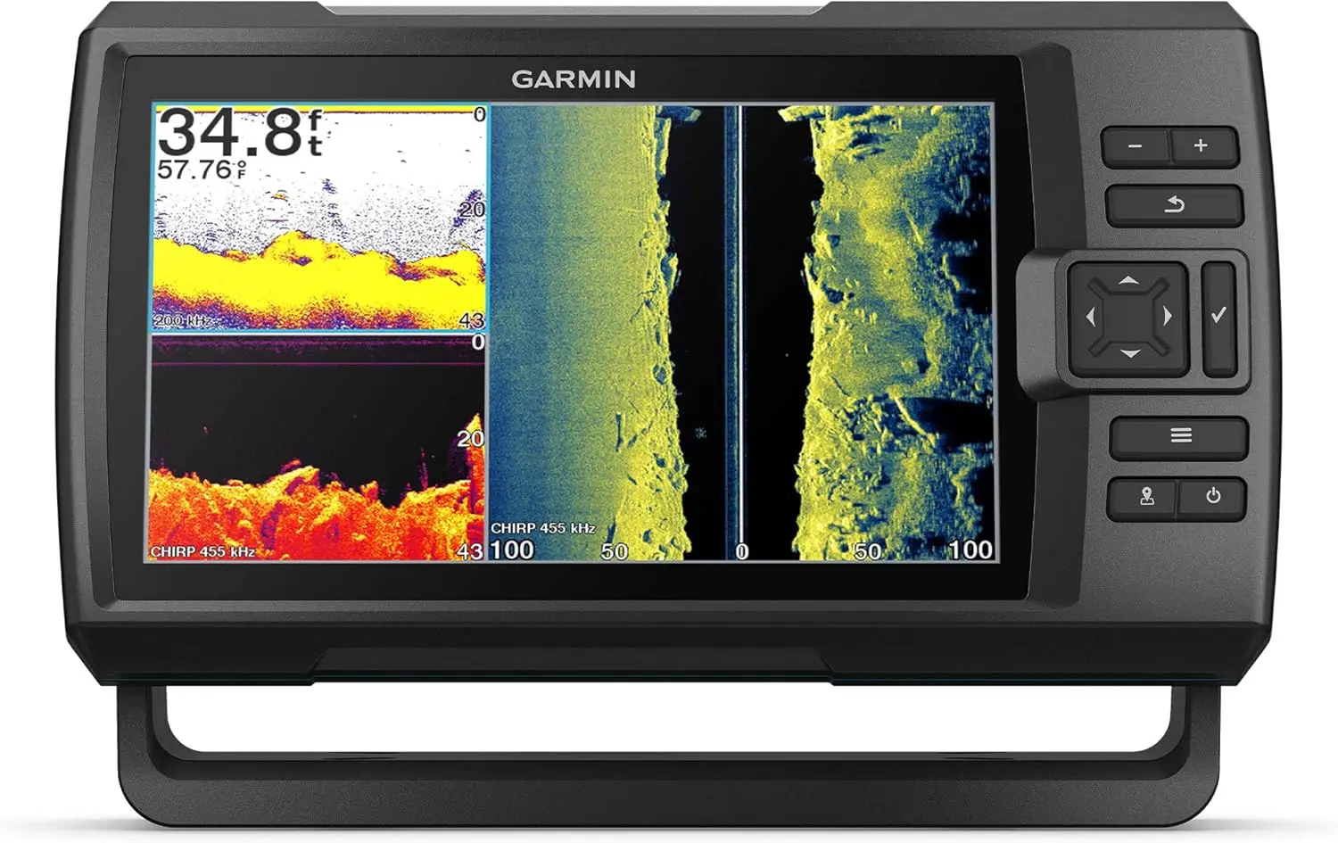 Vivid 9sv, Easy-to-Use 5-inch Color Fishfinder and Sonar Transducer, Vivid Scanning Sonar Color Palettes, 9 inch