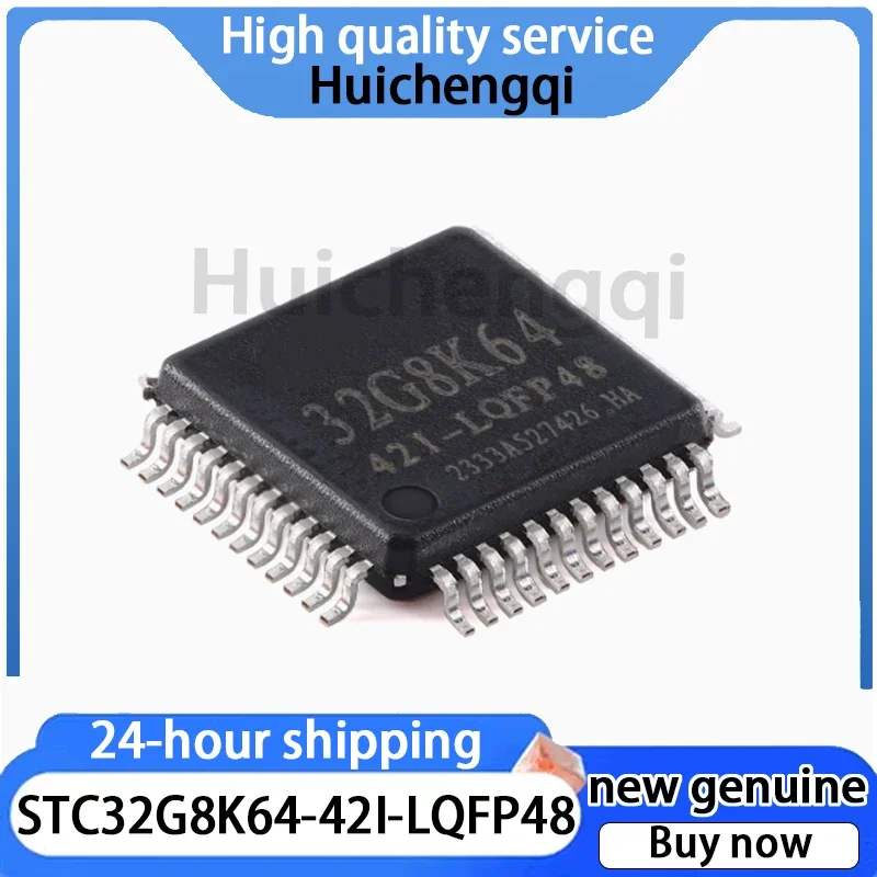 5PCS Original Genuine STC32G8K64-42I-LQFP48 32-bit 8051 Core Microcontroller Chip