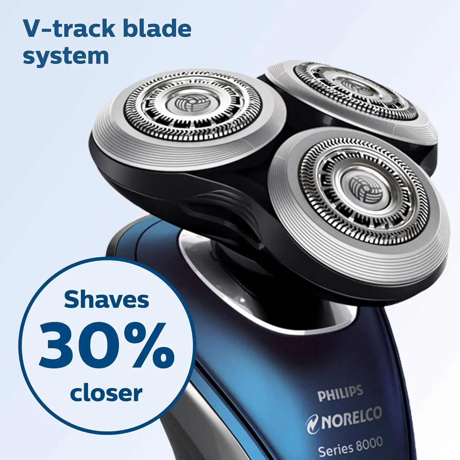 Philips Norelco S8950/91 Shaver 8900 Rechargeable Wet/Dry Electric Shaver with Click-on Beard Styler Attachment, S8950/91