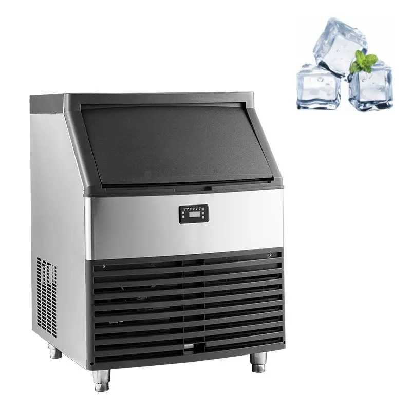 &A*Commercial Stainless Steel Energy Saving Air-cooled Automatic Defrost Countertop Square Cube Ice Making Machine