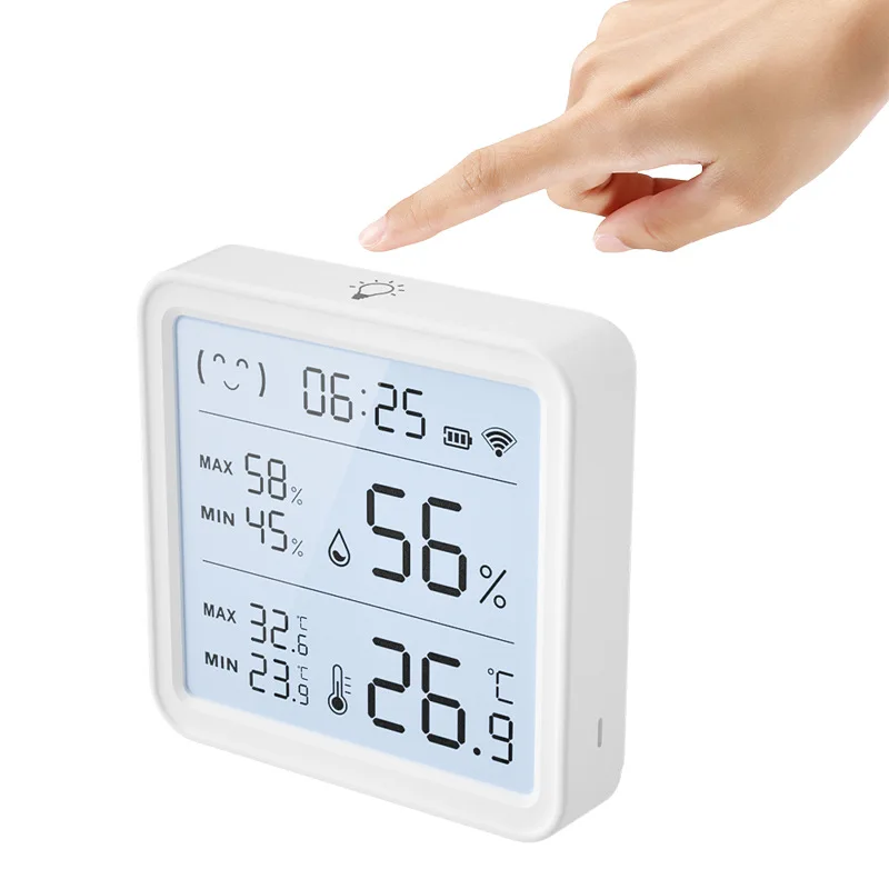 

Doodle Smart WiFi Temperature and Humidity Detector Zigbee Home Indoor Wireless Thermohygrometer TUYA APP