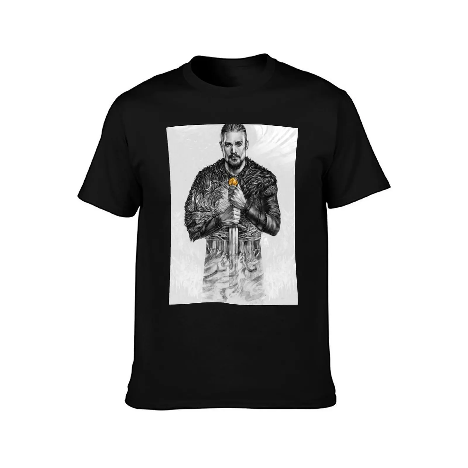 Uhtred of Bebbanburg T-Shirt Summer Casual Cotton Tee Oversized Streetwear Tops Vintage Graphic Print Loose Fit Short Sleeve