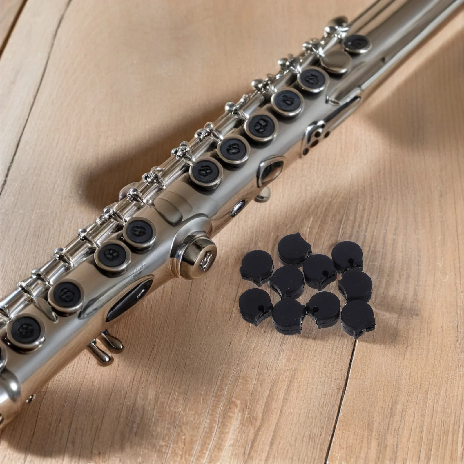 

10 Pcs Clarinet Finger Cot Saxophone Thumb Rest Cushion Rubber Sleeves Protectors