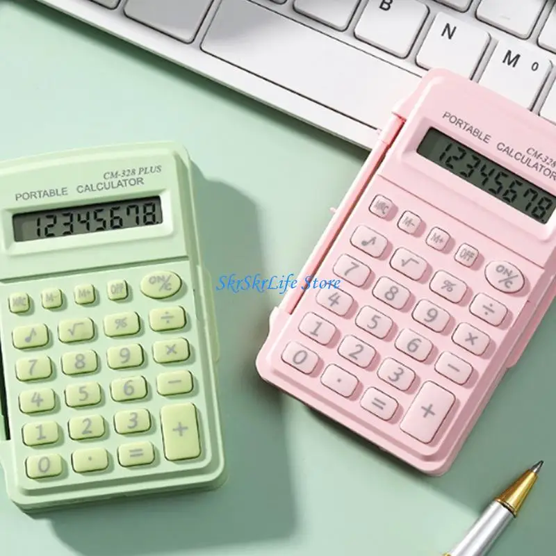 E65E Soft Tone Top Pocket Calculator 8 Digit With Ergonomic Button For School Use From Durability Plastic