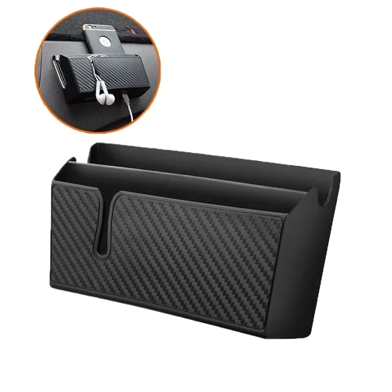 1PC Car Interior Seat Organiser Adhesive Multifunctional Holder Car Storage Organiser Mobile Phone Box Large Small Crevice Box