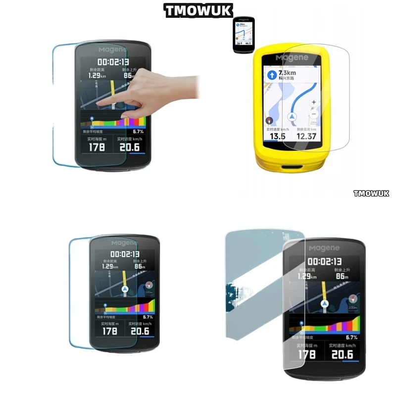 

For Magene C706 C506 C606 C606Pro Bubble-Free Installation - Smooth Surface For Better Navigation