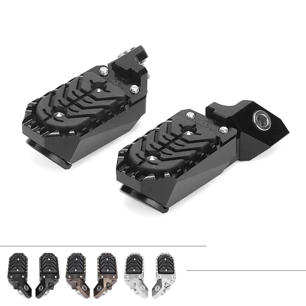 1Pair Motorbike Wide Foot Pegs Pedals Rest For BMW R1200GS ADV R1250GS R 1250 GS ADV