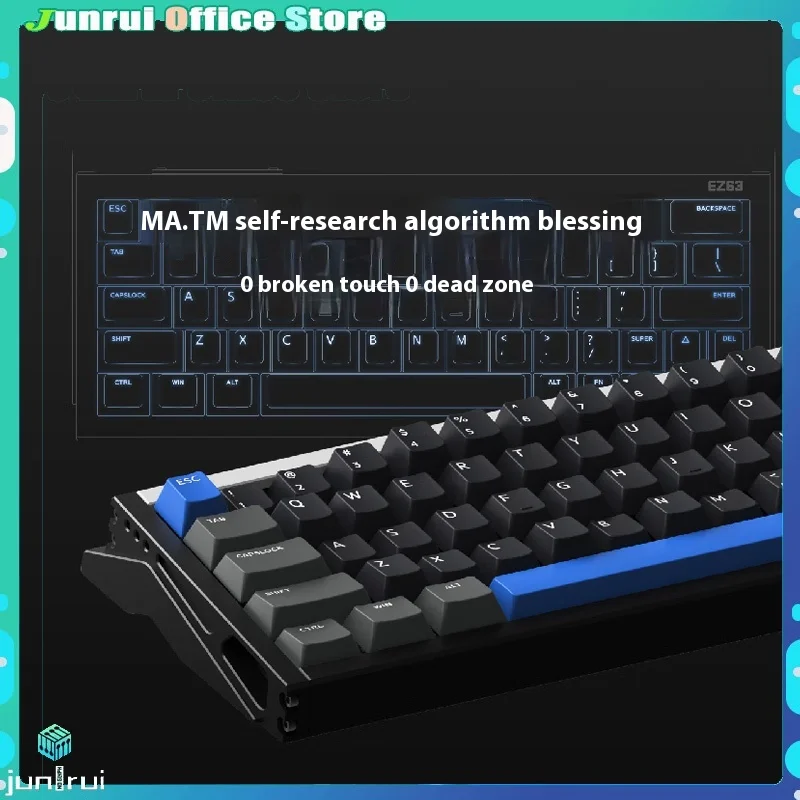 

IQUNIX Ez60 Ez63 Gaming Magnetic Axis Keyboard Aluminum Alloy Cnc Magnetic Axis Customized Mechanical Gamer Keyboard Gaming Gift