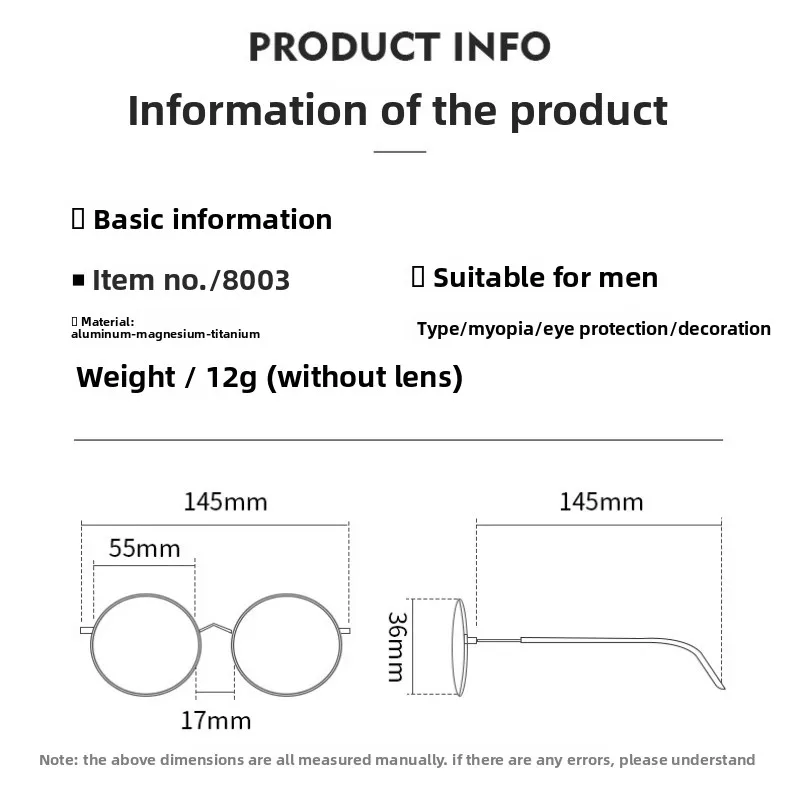 SZTZX الأعمال التيتانيوم النقي وصفة طبية نظارات الضوء الأزرق حجب إطار مستطيل قصر النظر نظارات نظارات القراءة التقدمية #6