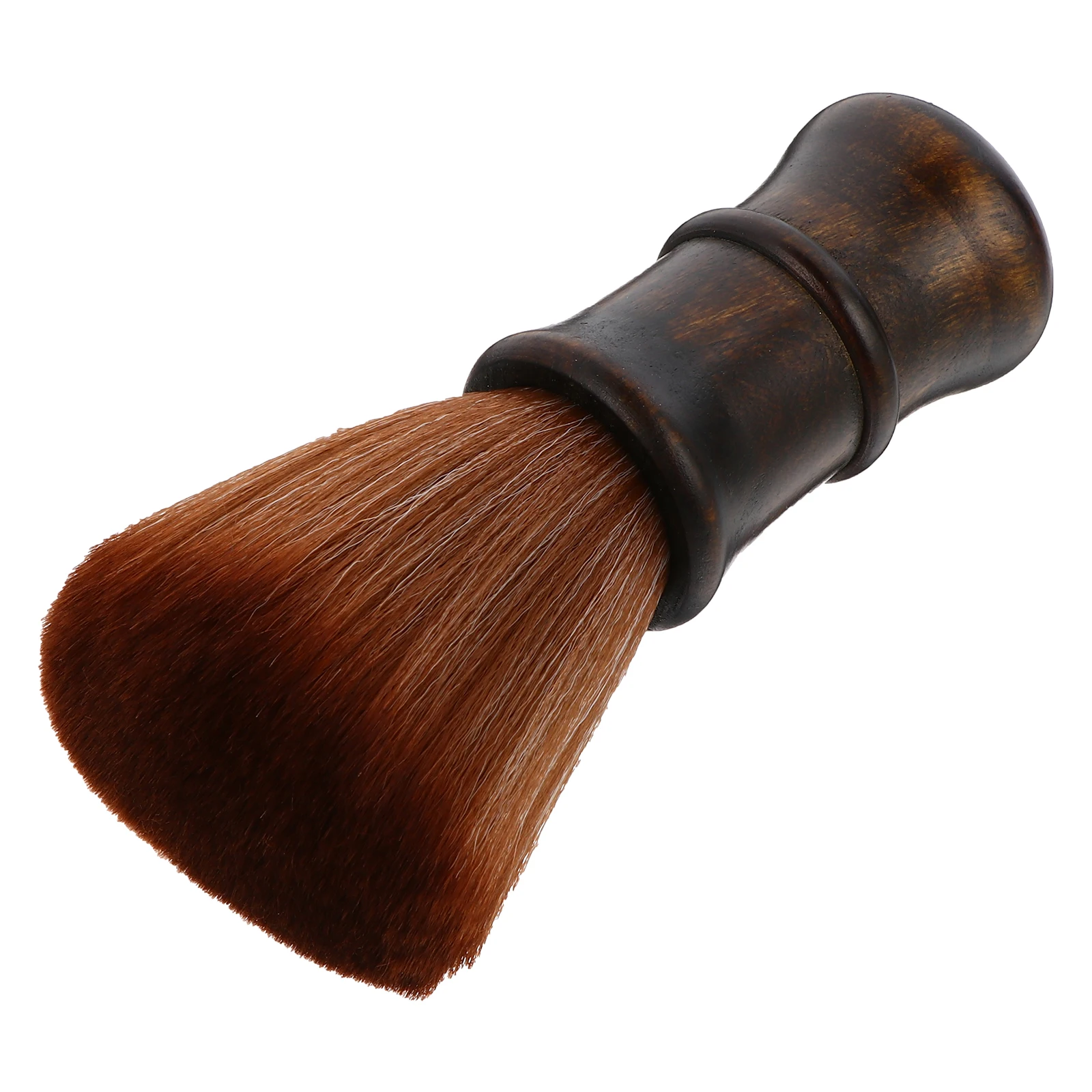 

Retro Brush Neck Duster Cutting Neck Duster Wooden Handle Styling Nylon Fiber High Density Salon Practical Durable