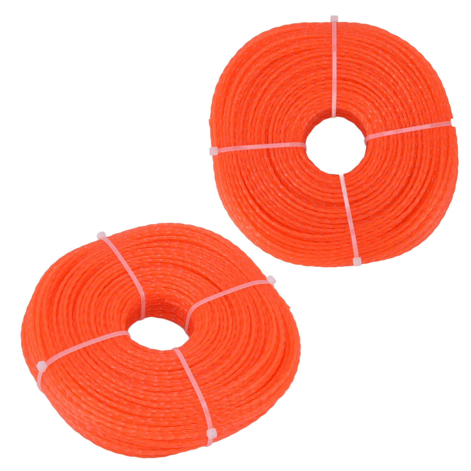 

Леска для триммера, 2,4 мм, 120 м, нейлоновая леска для триммера, аксессуары для газонокосилок для оранжевого цвета