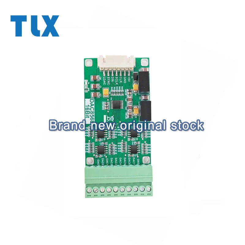 DAC8568 low-speed precision DAC module 16BIT digital to analog converter 8 channels ±10V range output
