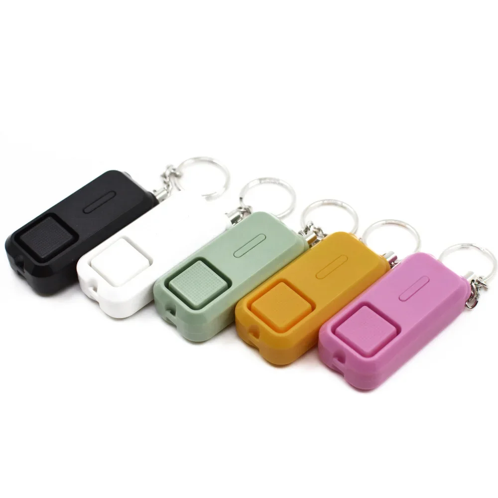 130 DB Safesound Personal Security Alarm Keychain with LED Lights Mini Self Defense Electronic Device for Women Girls Kids