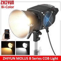 ZHIYUN MOLUS B Series COB Video Light Bi-Color Video Lights Bluetooth Control Photography Lighting B100 B200 B300 B500