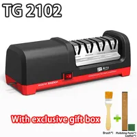 Taidea GRINDER 3/4 Stage Diamond Electric Knife Sharpener with 2800rpm Rotational Speed and 18W Rated Power FCC CE Certif TG2102