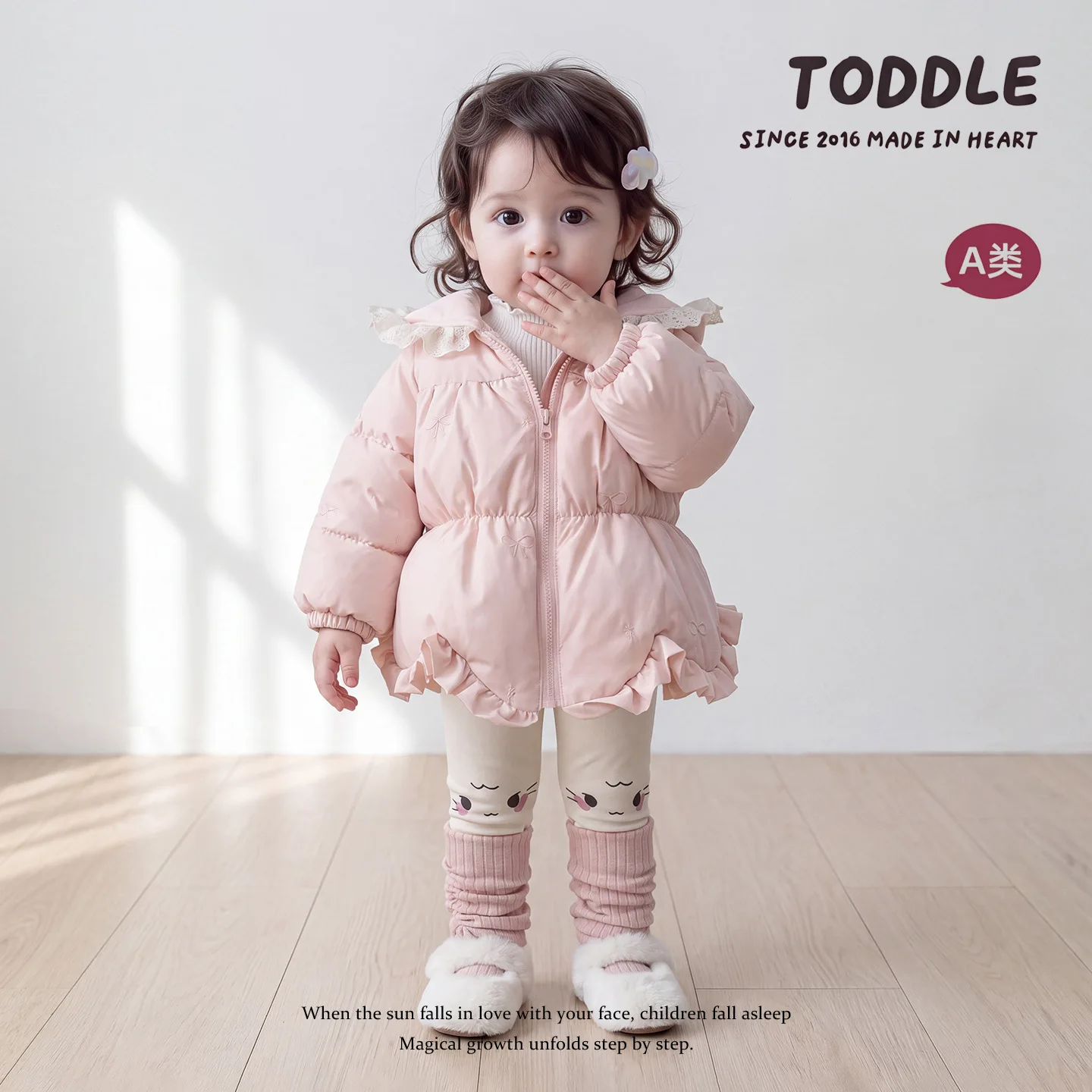 2026-new-winter-baby-girls-bow-lace-hooded-padded-coat-sweet-thick-cotton-jacket-warm-outwear