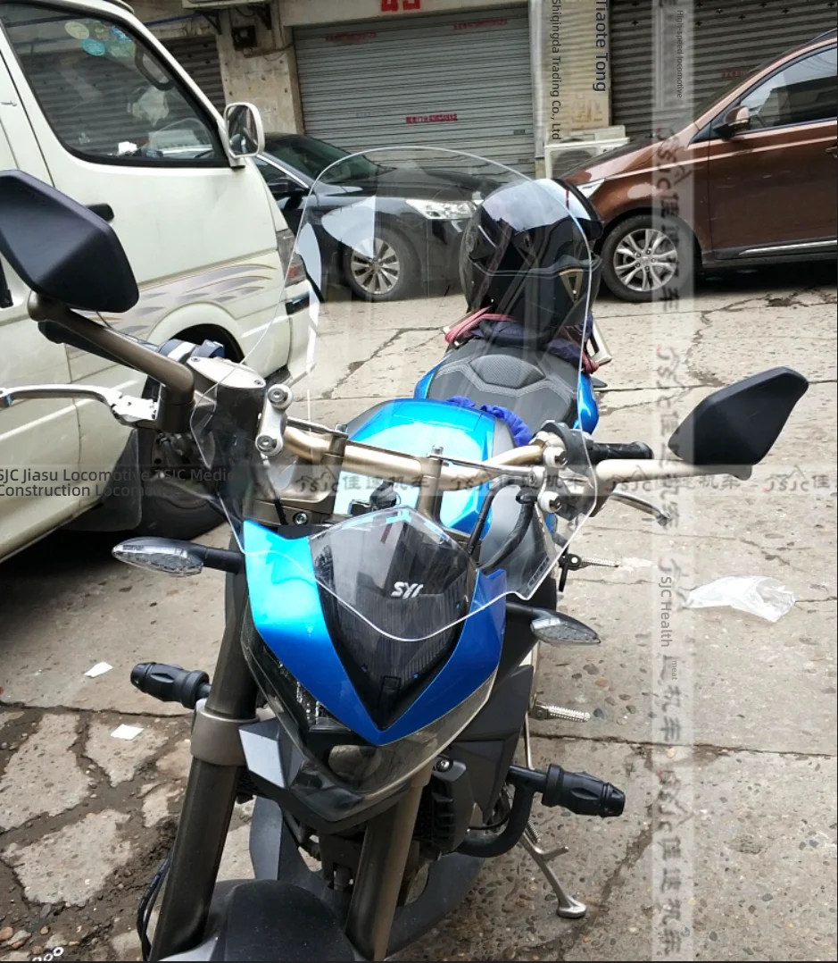 Good Quality For Haojiang Zontes 250/310R Windshield 250-S Upgraded Front Phantom