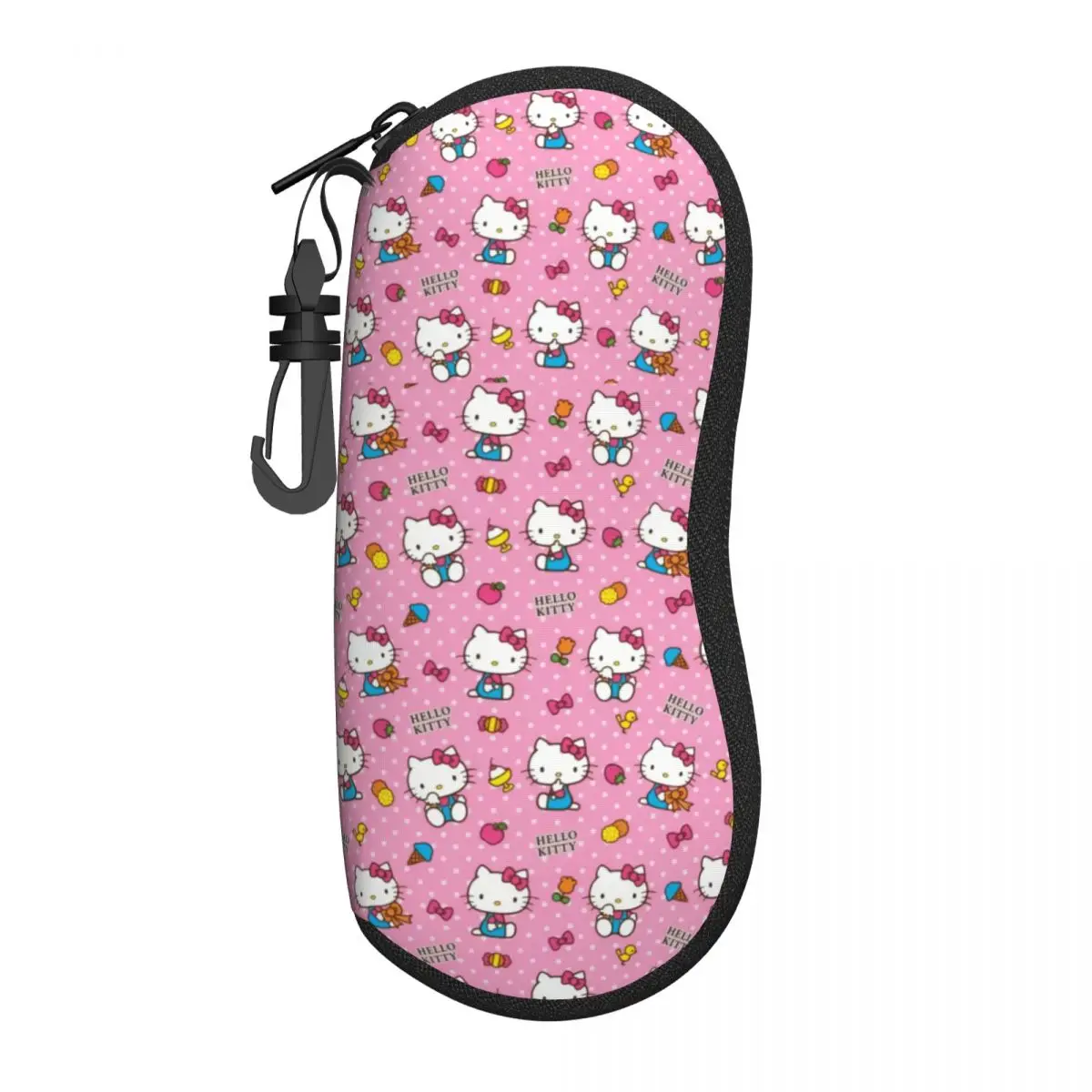 

Розовый бант аниме Hello Kitty чехол для очков для женщин и мужчин мягкий защитный чехол для солнцезащитных очков