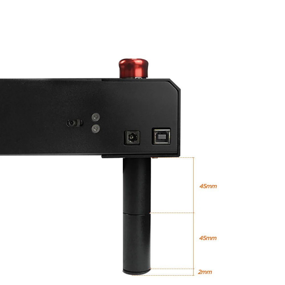 ACMER Rialzi per Innalzamento in Metallo Incisione Laser Espansione della Gamba Kit Colonna per Innalzamento in Metallo per Modulo Rullo Rotante M2 P1/P2/P1S