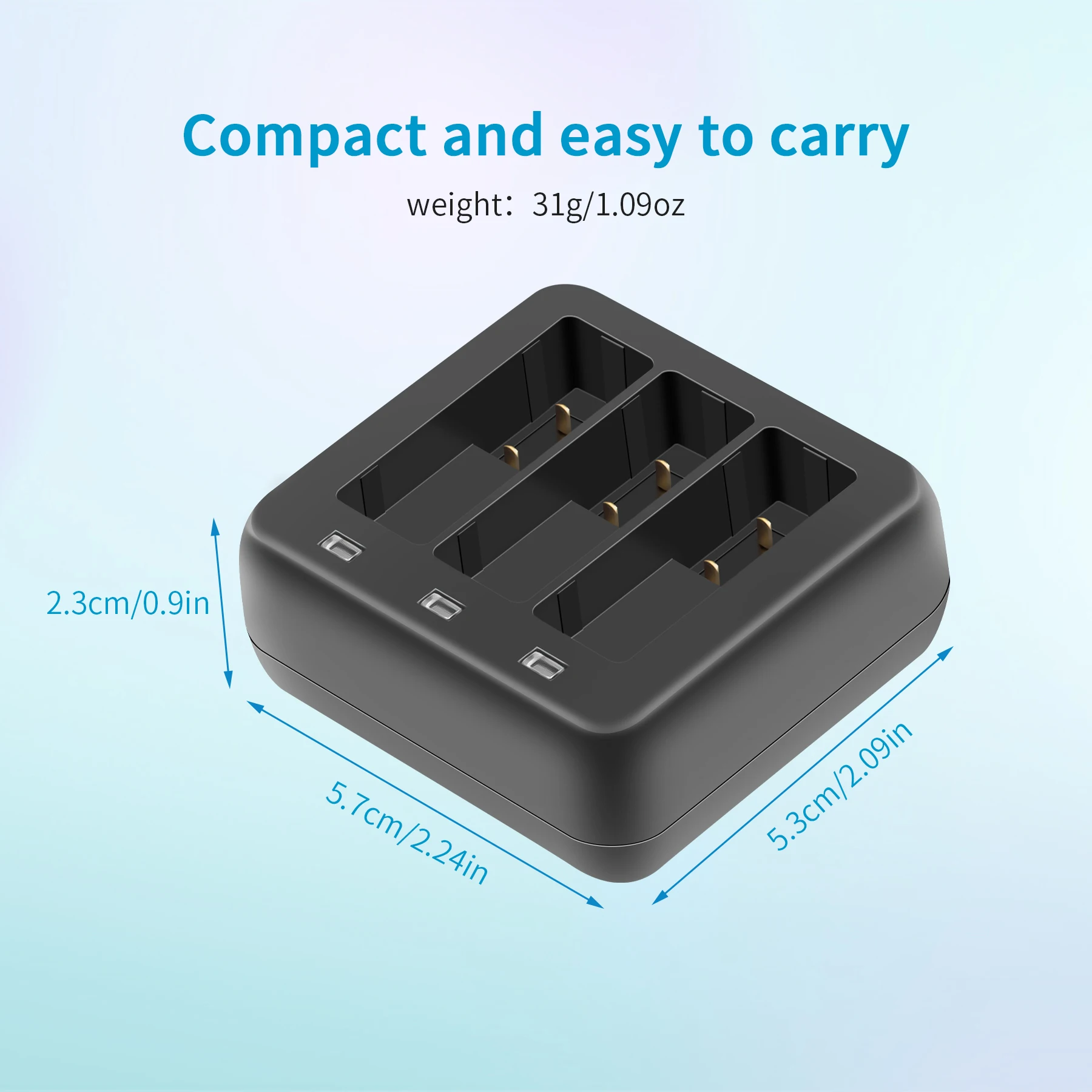 

For DJI Action 3 Charger Charging Butler Sports Camera Accessories