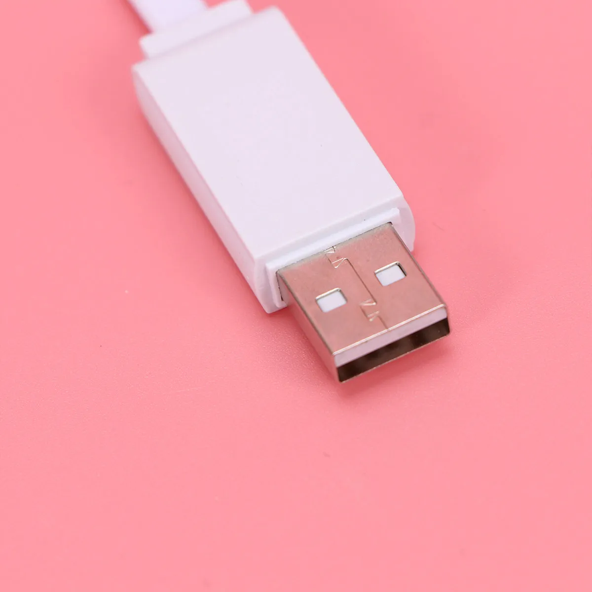 3 Port USB Hub Extension Cable Multi Function Charger Adapter 120cm Compact High Speed Data Transfer White