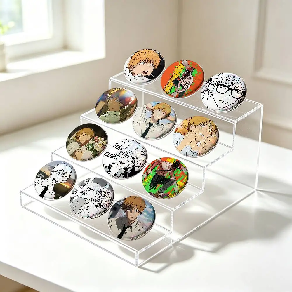 Cute-D-denji Badge Pins For Friend, Backpack, Clothing, Collectible Accessories, Jewelry Gift
