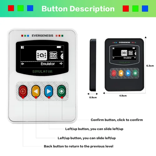 Imagen 2 del producto Nuevo emulador inteligente NFC para Amiibotool Pixl.Js iNFC OLED HD accesorio emulador inteligente para Switch/Switch2 3DS Wii U IC/NTAG
