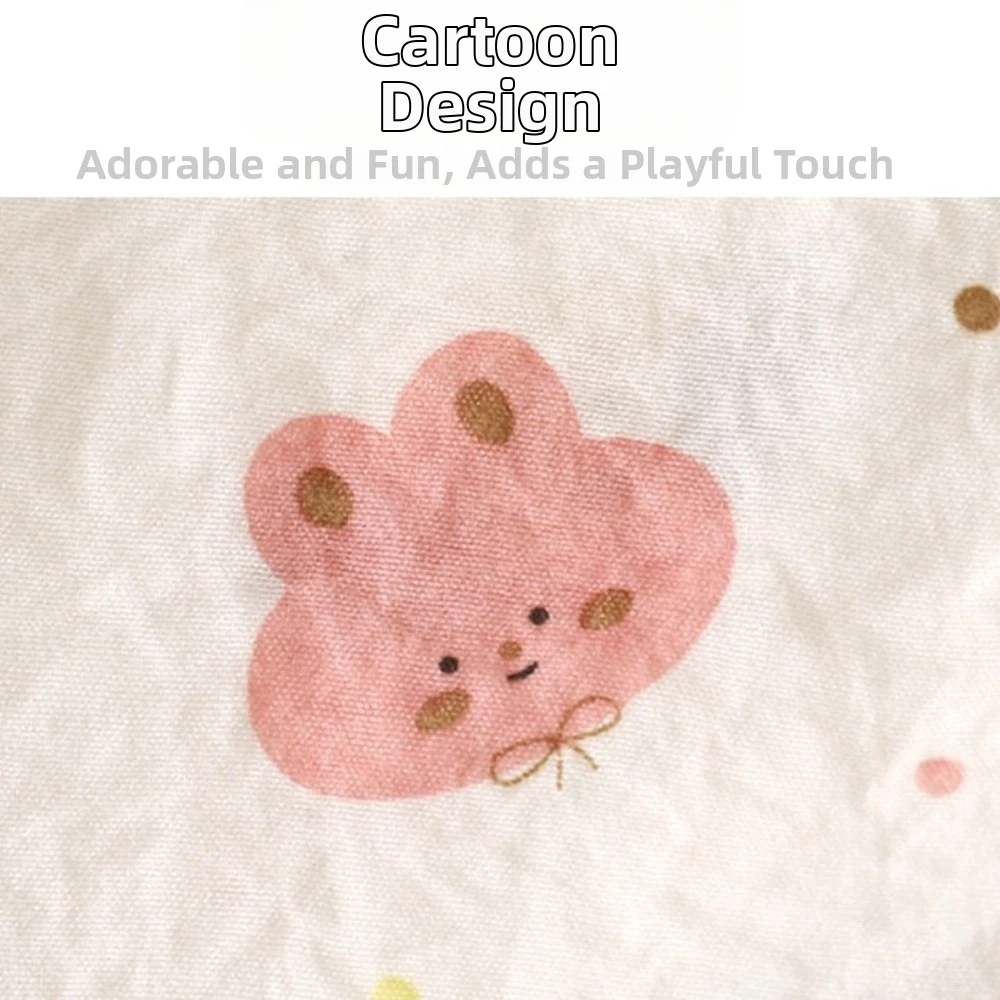 Pure Cotton Children's Pajama Set Long Pants Thin Fabric Pajama Set Short Sleeve Breathable Air Conditioning Clothing