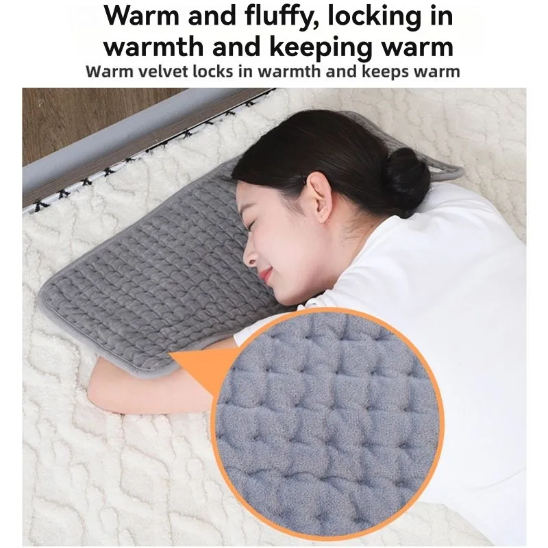 【SIMPLE】EU Plug Multifunctional Electric Heating Pad With 9-Level Temperature Control Intelligent Body Waist Heating Pad