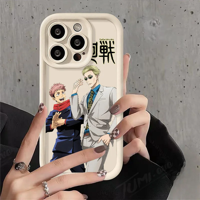 Jujutsu Kaisen Gojo Satoru Case for Xiaomi Redmi Note 13 12 11 Pro Plus 12S 11S 10S 10 9 9S 8 12C 13C Soft Shockproof Back Cover