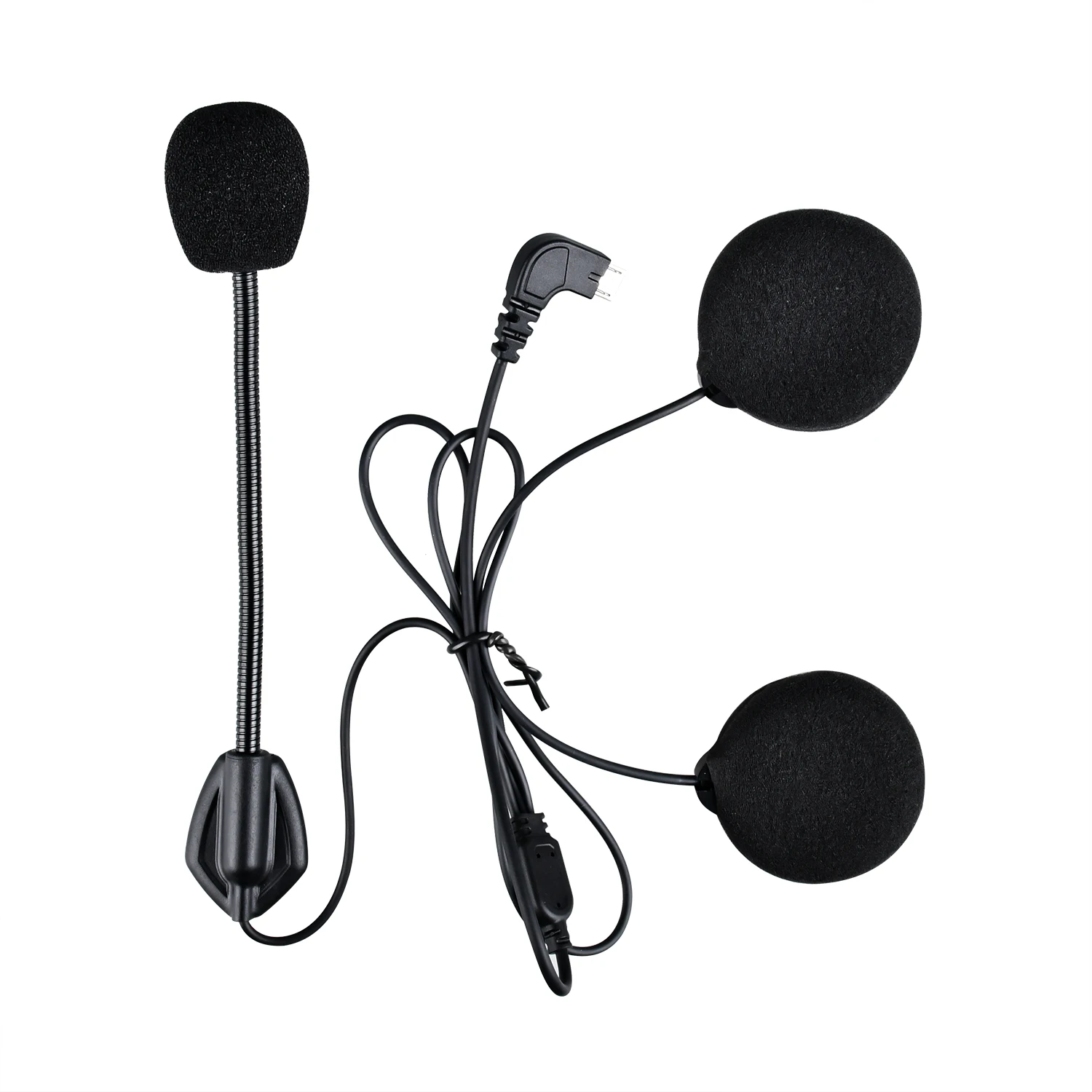 Fodsports-Écouteurs avec Microphone pour Casque de Moto, Interphone Bluetooth, Wild Micro 5 Broches, FX6 FX6S