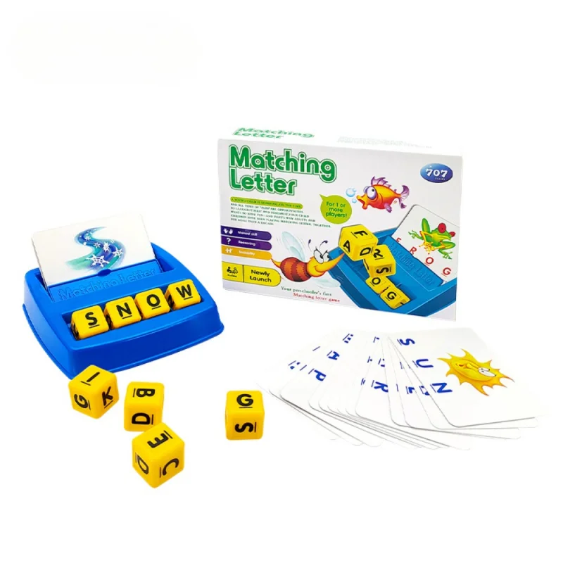 

Children Matching Letter Games Alphabet Spelling Words English Language Interactive Toys Learning Montessori Puzzles Kids Toy