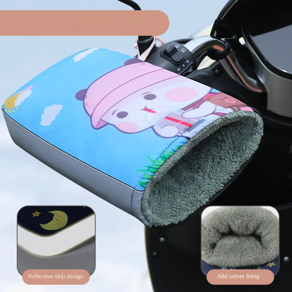 تنفس مركبة كهربية قفازات دافئة مقاوم للماء الدافئة دراجة نارية المقود قفازات يندبروف الدراجات البخارية حراس اليد النساء الرجال