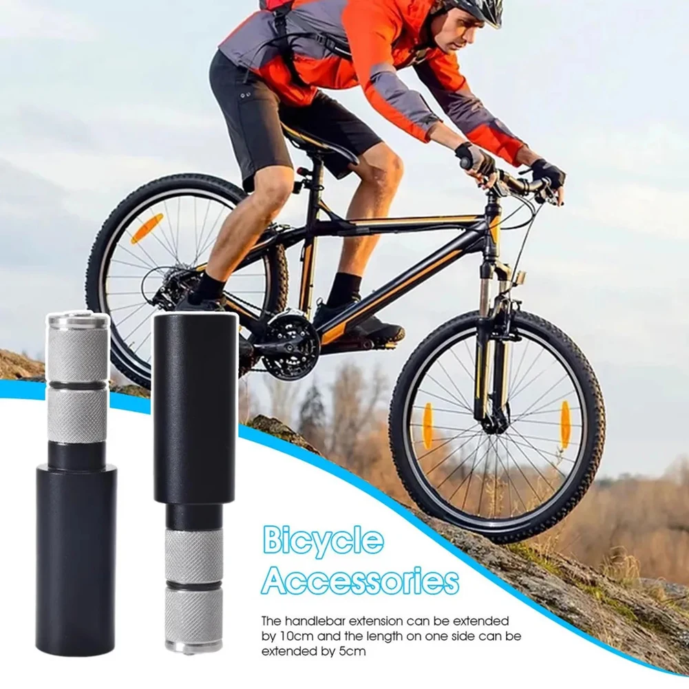 

2.2*2.2*9.1cm Bike Handlebar Bar End Extension Handlebar Extender Road Bike Straight Handle Extension Bicycle Parts Lightweight