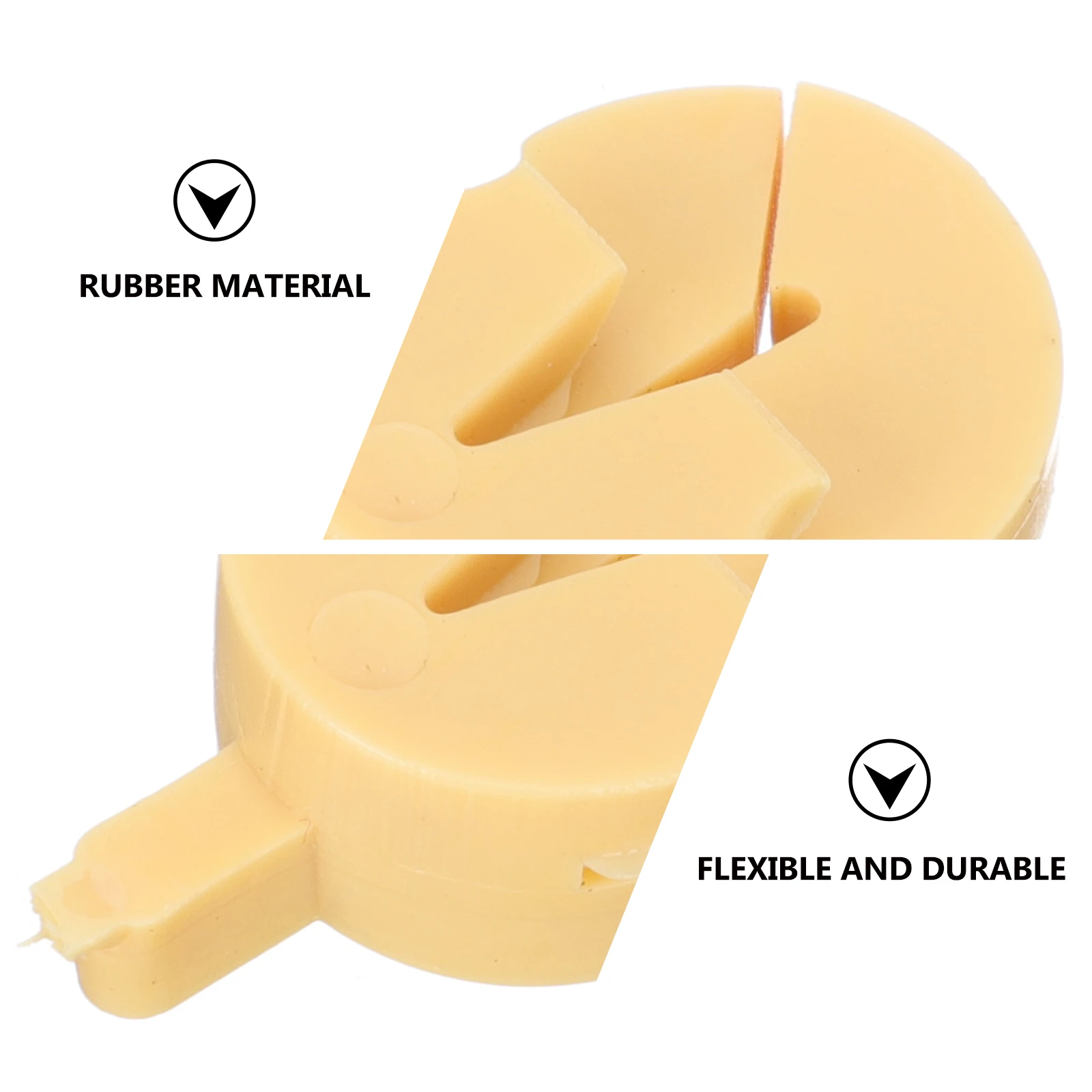 

4pcs Violin Practice Mutes Rubber Silencers Durable Flexible Non-Damaging Beginner Accessories Fiddle Mute Tone Protection