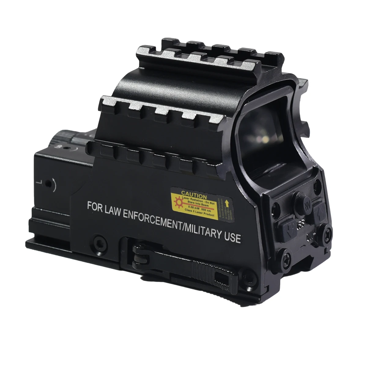 Tactical 553R Green Dot Sight Reflex Holographic with Red Laser Positioning and Aiming Hunting Airsoft Optic Rifle Scope 20MM