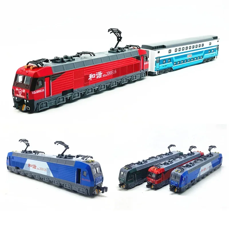 [Funny] China Railway High-speed maglev Train carriage Locomotive LED Light and sound Collection model toys kids birthday gift