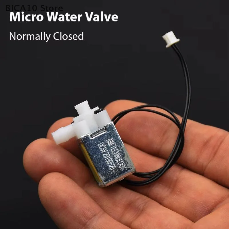 Elettrovalvola elettromagnetica DC5V fai-da-te, mini valvola di irrigazione a 2 posizioni con microcontrollo