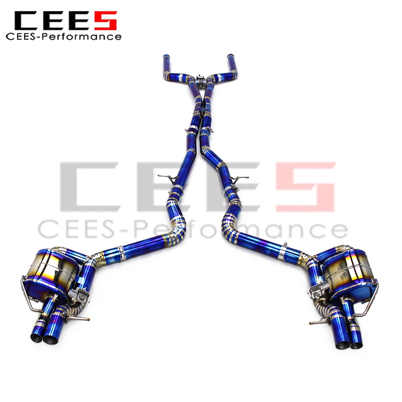 

CEES Catback Exhaust for Mercedes-Benz E63/E63S AMG W213 4.0TT 2016-2023 Car Exhaust Pipe System Muffler with OEM Valve